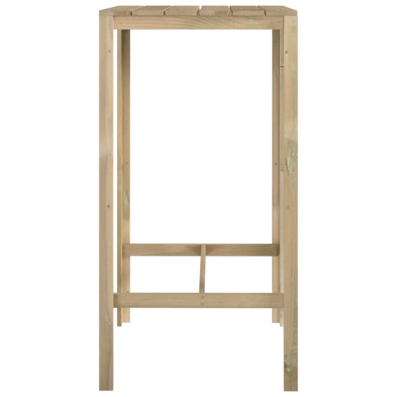 Stolik barowy, 60x60x110 cm, impregnowana sosna