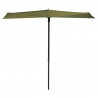 Madison Parasol balkonowy Sun Wave, 270 x 150 cm, szałwiowa zieleń