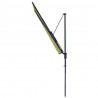 Madison Parasol balkonowy Sun Wave, 270 x 150 cm, szałwiowa zieleń