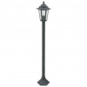 Lampy ogrodowe, 110 cm, E27, aluminium, ciemnozielone, 6 szt.