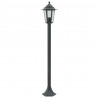 Lampy ogrodowe, 110 cm, E27, aluminium, ciemnozielone, 6 szt.