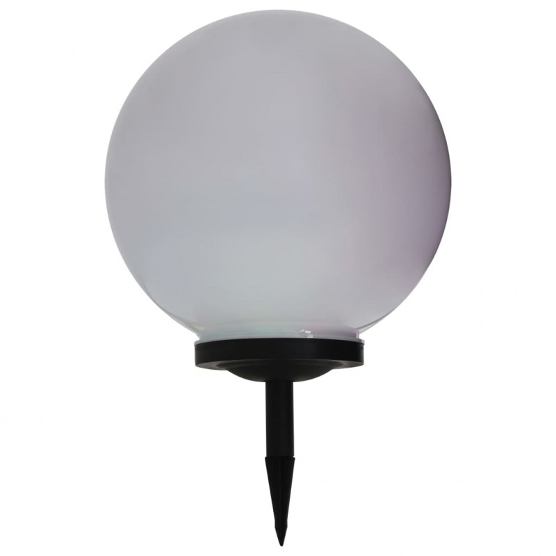 Kulista lampa solarna na zewnątrz, LED, 40 cm, RGB