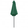 Parasol ogrodowy na aluminiowym słupku, 270x246 cm, zielony