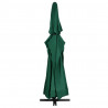 Parasol ogrodowy na aluminiowym słupku, 600 cm, zielony