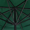 Parasol ogrodowy na aluminiowym słupku, 600 cm, zielony