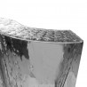 Fontanna ogrodowa, srebrna, 60,2x37x122,1 cm, stal nierdzewna