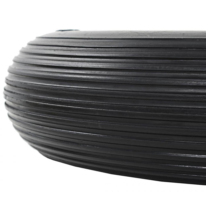 Koła do taczki z osią, 2 szt., pełne, poliuretan, 4.00-8 390 mm