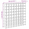 Stojak na 72 butelki wina, 90,5x23x90,5 cm, lite drewno sosnowe