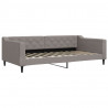Sofa rozsuwana z materacami, kolor taupe, 100x200 cm, tkanina