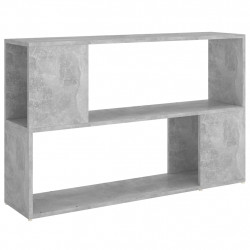 Regał na książki, betonowy szary, 100x24x63 cm