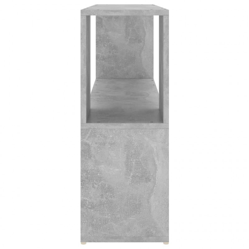 Regał na książki, betonowy szary, 100x24x63 cm