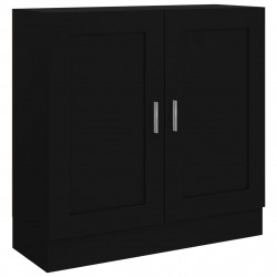 Szafka, czarna, 82,5x30,5x80 cm, materiał drewnopochodny