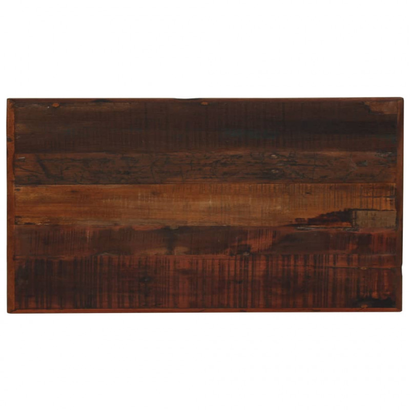 Stół barowy, lite drewno z odzysku, ciemny brąz, 120x60x107 cm