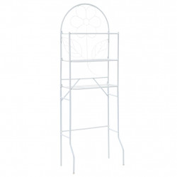 Regał do łazienki, biały, 60 x 33 x 174 cm