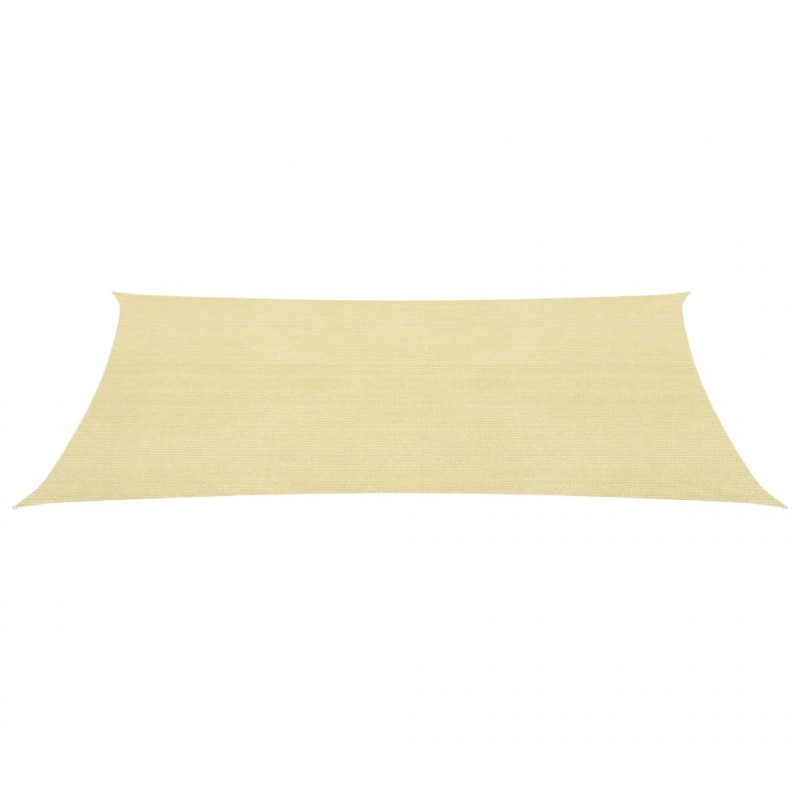 Żagiel przeciwsłoneczny, 160 g/m², beżowy, 3x5 m, HDPE