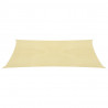 Żagiel przeciwsłoneczny, 160 g/m², beżowy, 3x5 m, HDPE