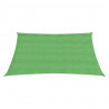 Żagiel przeciwsłoneczny, 160 g/m², jasnozielony, 2x2 m, HDPE