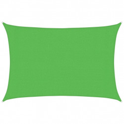 Żagiel przeciwsłoneczny, 160 g/m², jasnozielony, 3x4,5 m, HDPE