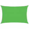 Żagiel przeciwsłoneczny, 160 g/m², jasnozielony, 3x4,5 m, HDPE