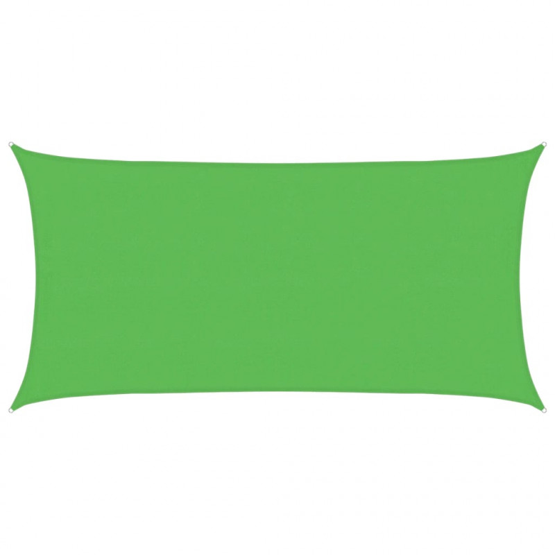 Żagiel przeciwsłoneczny, 160 g/m², jasnozielony, 4x7 m, HDPE