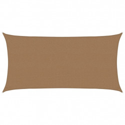 Żagiel przeciwsłoneczny, 160 g/m², taupe, 2x4 m, HDPE