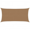 Żagiel przeciwsłoneczny, 160 g/m², taupe, 2x4 m, HDPE
