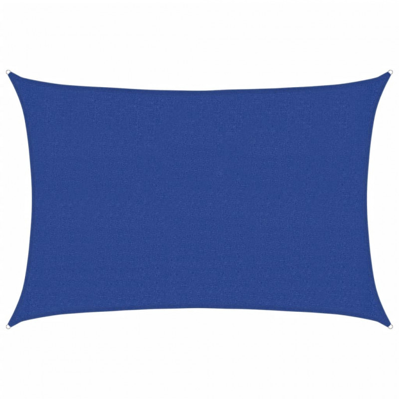 Żagiel przeciwsłoneczny, 160 g/m², niebieski, 2,5x3,5 m, HDPE