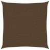 Żagiel przeciwsłoneczny, 160 g/m², brązowy, 2,5x2,5 m, HDPE