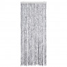 Zasłona przeciwko owadom, srebrna, 56x200 cm, szenil
