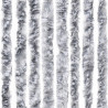 Zasłona przeciwko owadom, srebrna, 56x200 cm, szenil