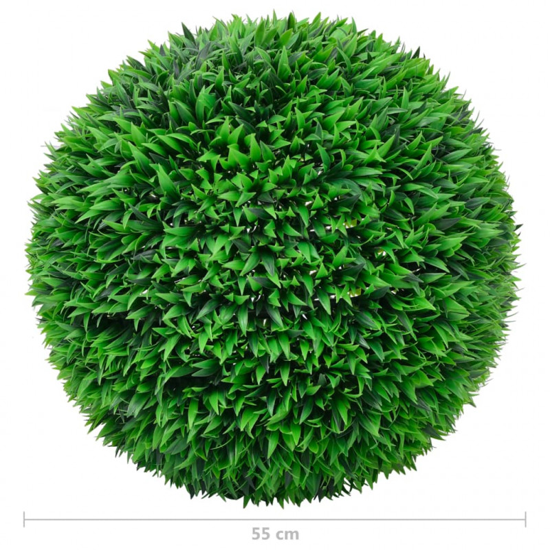 Kule sztucznego bukszpanu, 2 szt., 55 cm