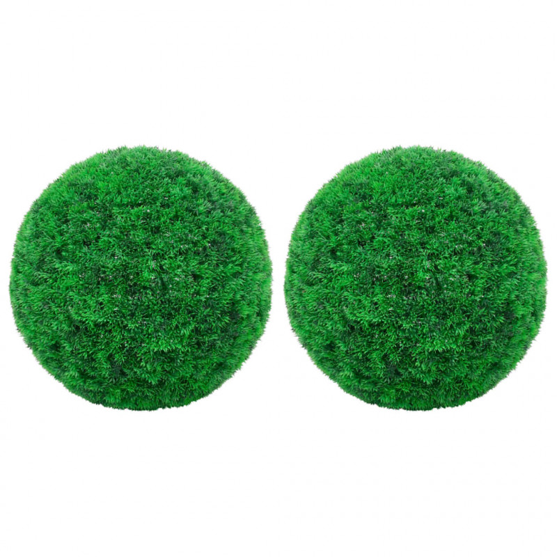Kule sztucznego bukszpanu, 2 szt., 45 cm