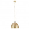 Industrialna lampa wisząca, 25 W, mosiężna, okrągła, 31 cm, E27