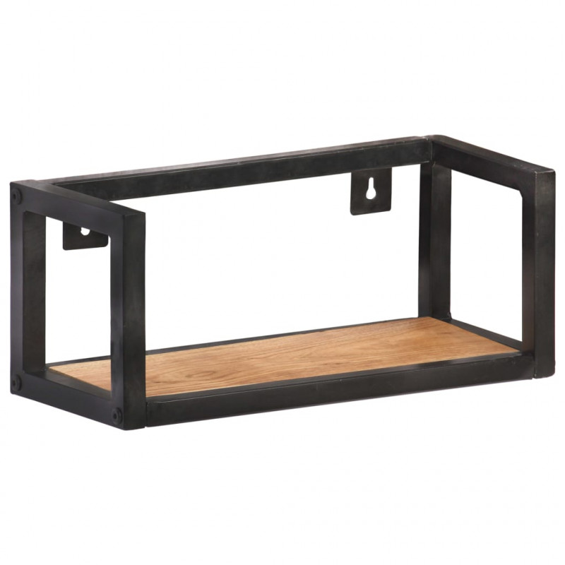 Półki ścienne, 2 szt., 40 cm, lite drewno akacjowe