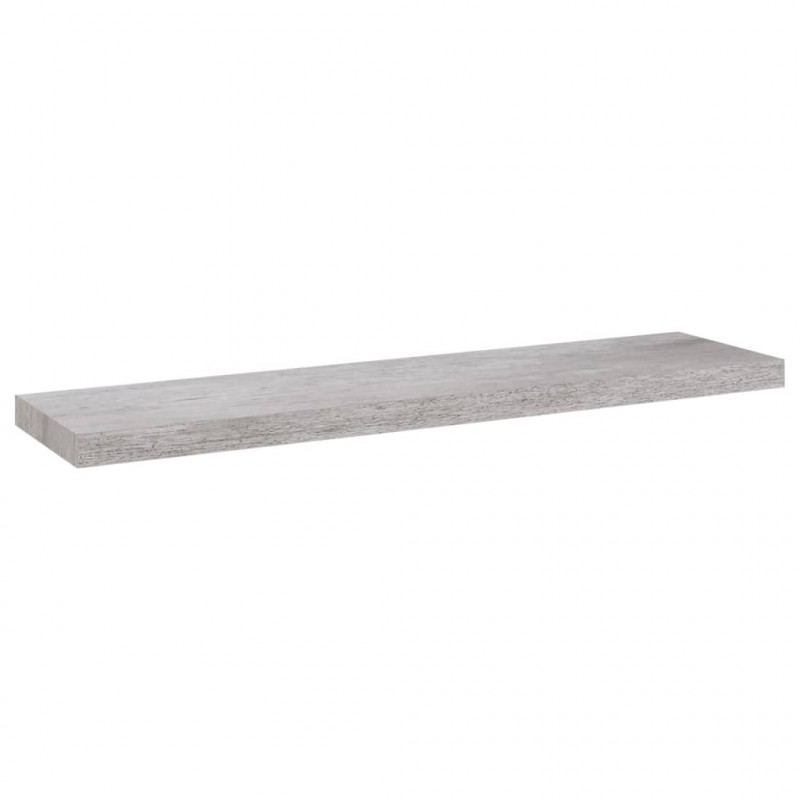 Półka ścienna, szarość betonu, 90 x 23,5 x 3,8 cm, MDF