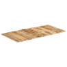 Blat do stołu, 120x60x(1,5-1,6) cm, surowe drewno mango