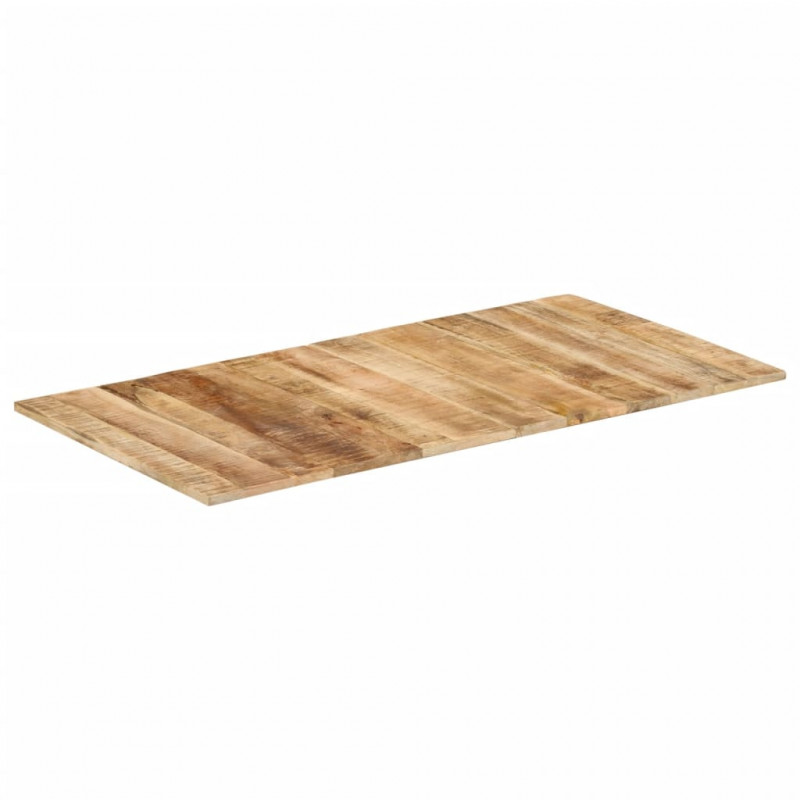Blat do stołu, 120x60x(1,5-1,6) cm, surowe drewno mango