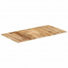 Blat do stołu, 120x60x(1,5-1,6) cm, surowe drewno mango