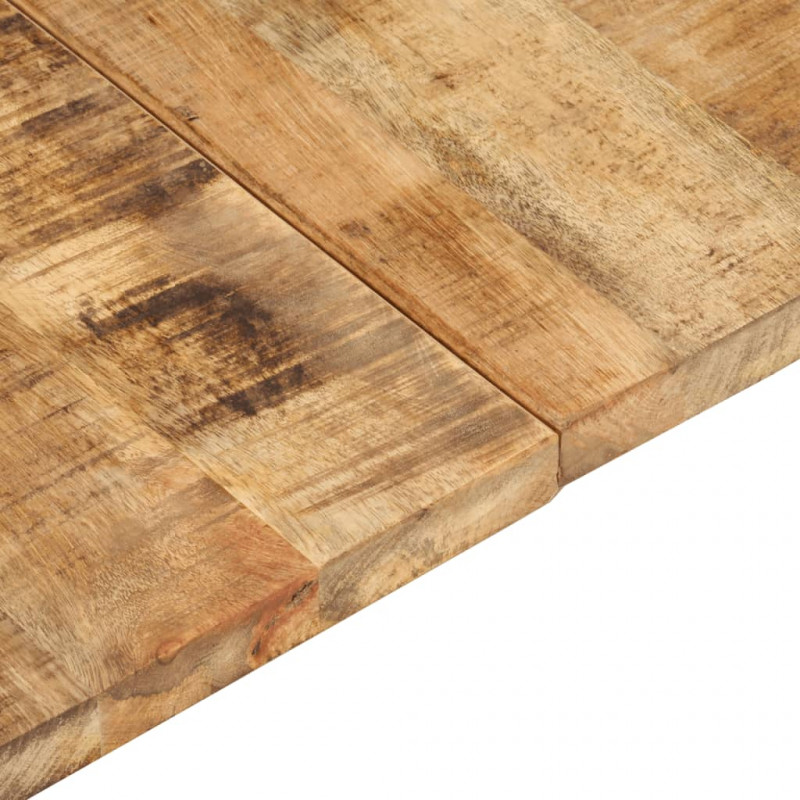 Blat do stołu, 140x60x(2,5-2,7) cm, surowe drewno mango