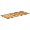 Blat do stołu, 140x60x(2,5-2,7) cm, surowe drewno mango