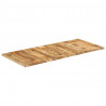 Blat do stołu, 140x60x(2,5-2,7) cm, surowe drewno mango