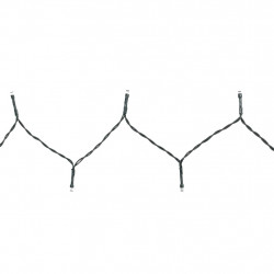 Siatka lampek choinkowych, 180 zimnych białych diod LED, 180 cm