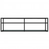 Szafka pod TV, biały marmur, 140x40x40,5 cm, szkło hartowane