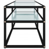 Szafka pod TV, biały marmur, 140x40x40,5 cm, szkło hartowane