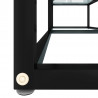 Szafka pod TV, biały marmur, 140x40x40,5 cm, szkło hartowane