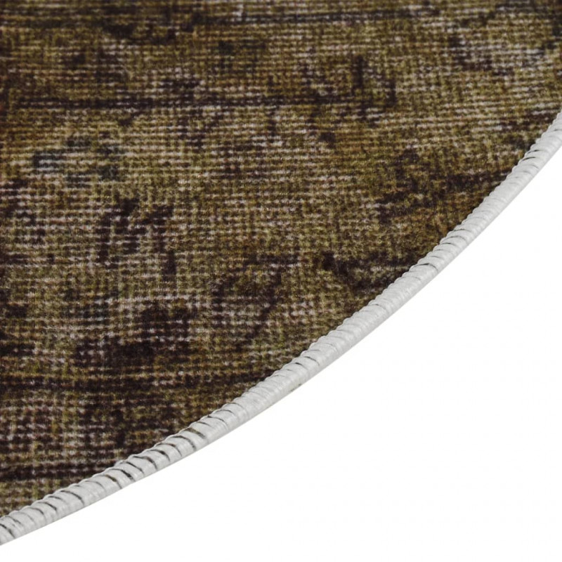 Dywan z możliwością prania, patchwork, 120 cm, kolorowy