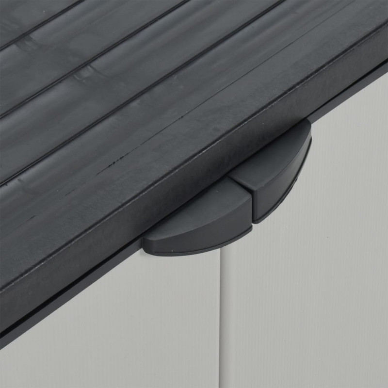 Kosz na na śmieci, w formie szafki, szaro-czarny, 68x40x85 cm