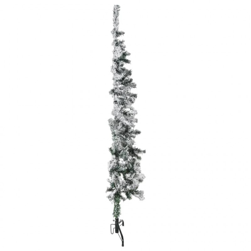 Smukła choinka połówka, sztuczna, ośnieżona, 120 cm