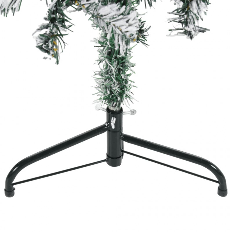 Smukła choinka połówka, sztuczna, ośnieżona, 120 cm