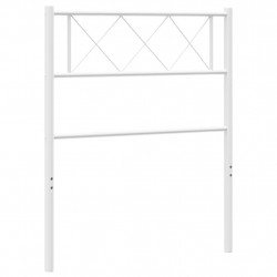 Metalowe wezgłowie, białe, 100 cm